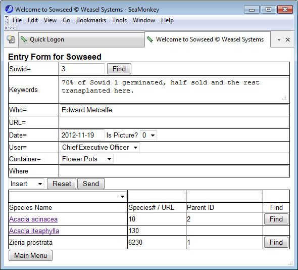 Download web tool or web app Sowseed