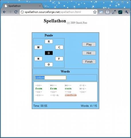 Download web tool or web app Spellathon