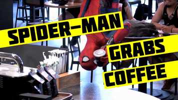 Free download Spider-Man Grabs Coffee video and edit with RedcoolMedia movie maker MovieStudio video editor online and AudioStudio audio editor onlin