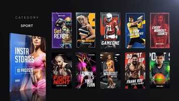 Free download Sport Instagram Stories | After Effects Project Files - Videohive template video and edit with RedcoolMedia movie maker MovieStudio video editor online and AudioStudio audio editor onlin