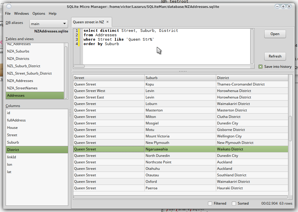 Download web tool or web app SQLite Micro Manager