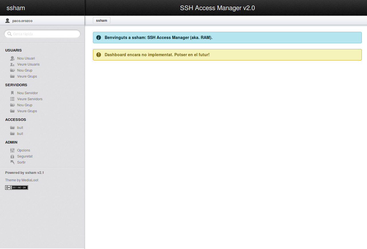 Download web tool or web app SSH Access Manager