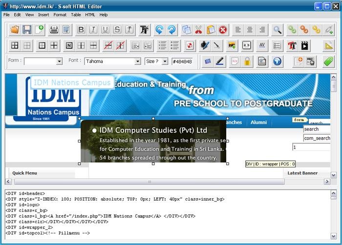 Download web tool or web app S-soft HTML Editor