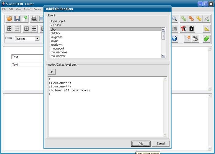 Download web tool or web app S-soft HTML Editor