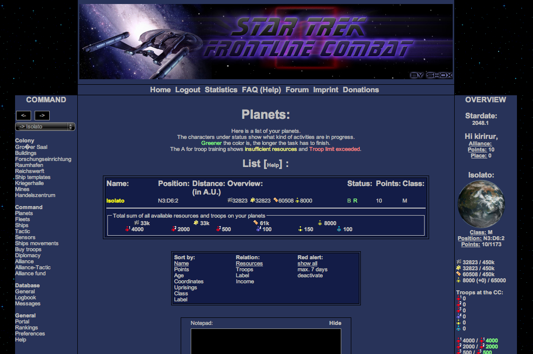 Download web tool or web app Star Trek Frontline Combat