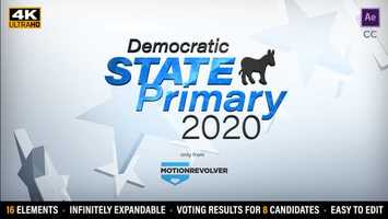 Free download State Primary or Caucus Election Results Kit | After Effects Project Files - Videohive template video and edit with RedcoolMedia movie maker MovieStudio video editor online and AudioStudio audio editor onlin