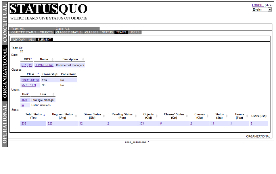 Download web tool or web app StatusQuo