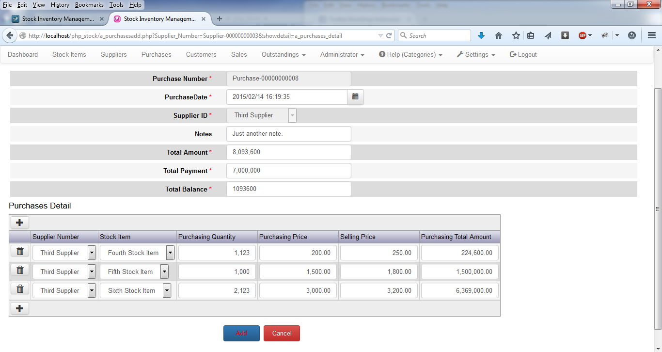 Download web tool or web app Stock Inventory Management