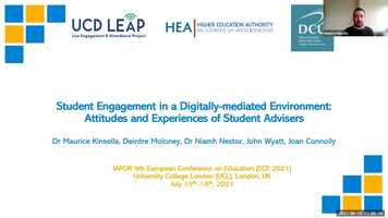 Free download Student Engagement in a Digitally-mediated Environment: Attitudes and Experiences of Student Advisers video and edit with RedcoolMedia movie maker MovieStudio video editor online and AudioStudio audio editor onlin