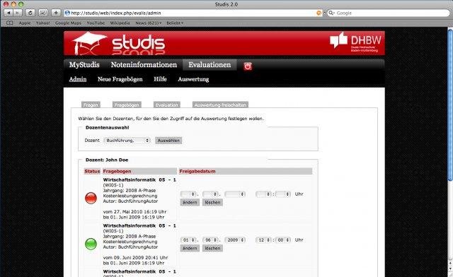 Download web tool or web app Studis 2.0