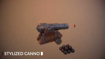 Free download Stylized Cannon video and edit with RedcoolMedia movie maker MovieStudio video editor online and AudioStudio audio editor onlin