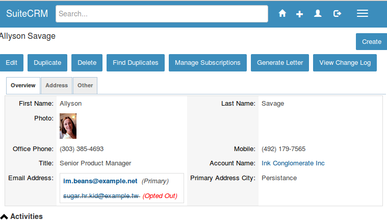 Download web tool or web app SuiteCRM