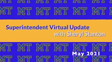 Free download Superintendent Virtual Update, May 2021 video and edit with RedcoolMedia movie maker MovieStudio video editor online and AudioStudio audio editor onlin