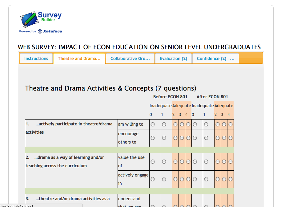 Download web tool or web app Survey Builder