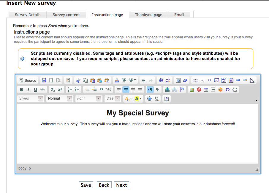 Download web tool or web app Survey Builder