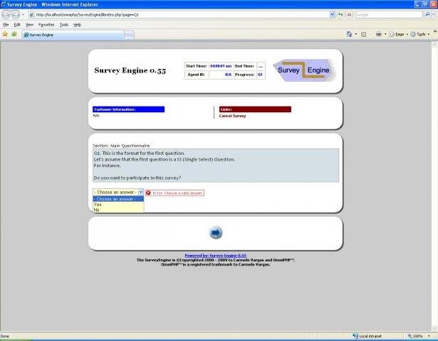 Download web tool or web app SurveyEngine