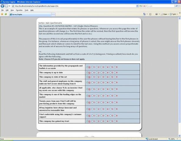 Download web tool or web app SurveyEngine