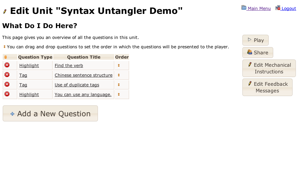 Download web tool or web app Syntax Untangler