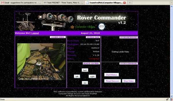 Download web tool or web app Team Frednet Rover Commander