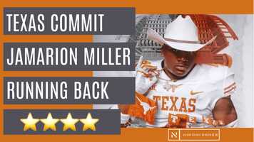 Free download Texas add 4-star Running Back, Jamarian Miller, to its 2022 class video and edit with RedcoolMedia movie maker MovieStudio video editor online and AudioStudio audio editor onlin