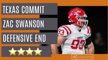 Free download Texas adds 4-Star Defensive Lineman, Zac Swanson, to the 2022 Class video and edit with RedcoolMedia movie maker MovieStudio video editor online and AudioStudio audio editor onlin