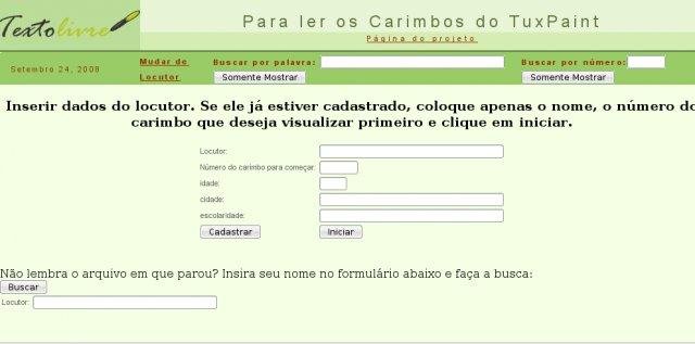 Download web tool or web app Texto Livre documentation support projec