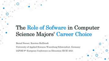 Free download The Role of Software in Computer Science Majors Career Choice video and edit with RedcoolMedia movie maker MovieStudio video editor online and AudioStudio audio editor onlin