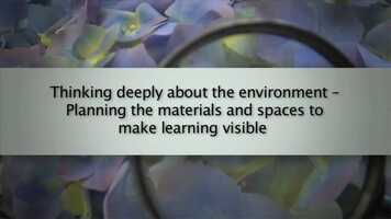 Free download Thinking deeply about the learning environment  planning the materials and spaces to make learning visible video and edit with RedcoolMedia movie maker MovieStudio video editor online and AudioStudio audio editor onlin