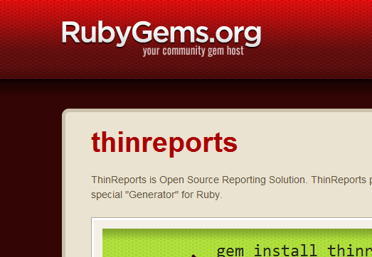 Download web tool or web app Thinreports