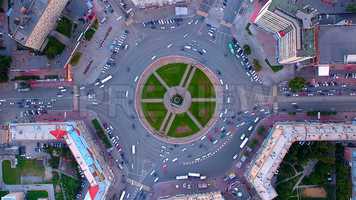 Free download Time Lapse Aerial Shot Of Busy Roundabout Stock Video video and edit with RedcoolMedia movie maker MovieStudio video editor online and AudioStudio audio editor onlin