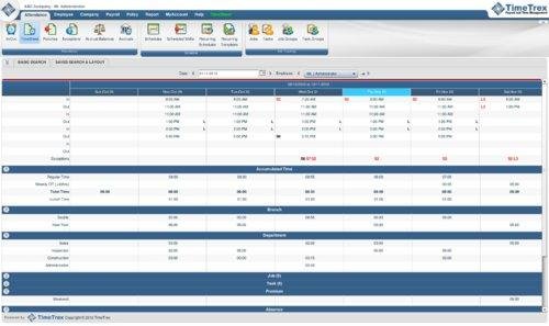 Download web tool or web app TimeTrex Time and Attendance