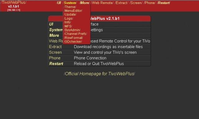 Download web tool or web app TivoWebPlus