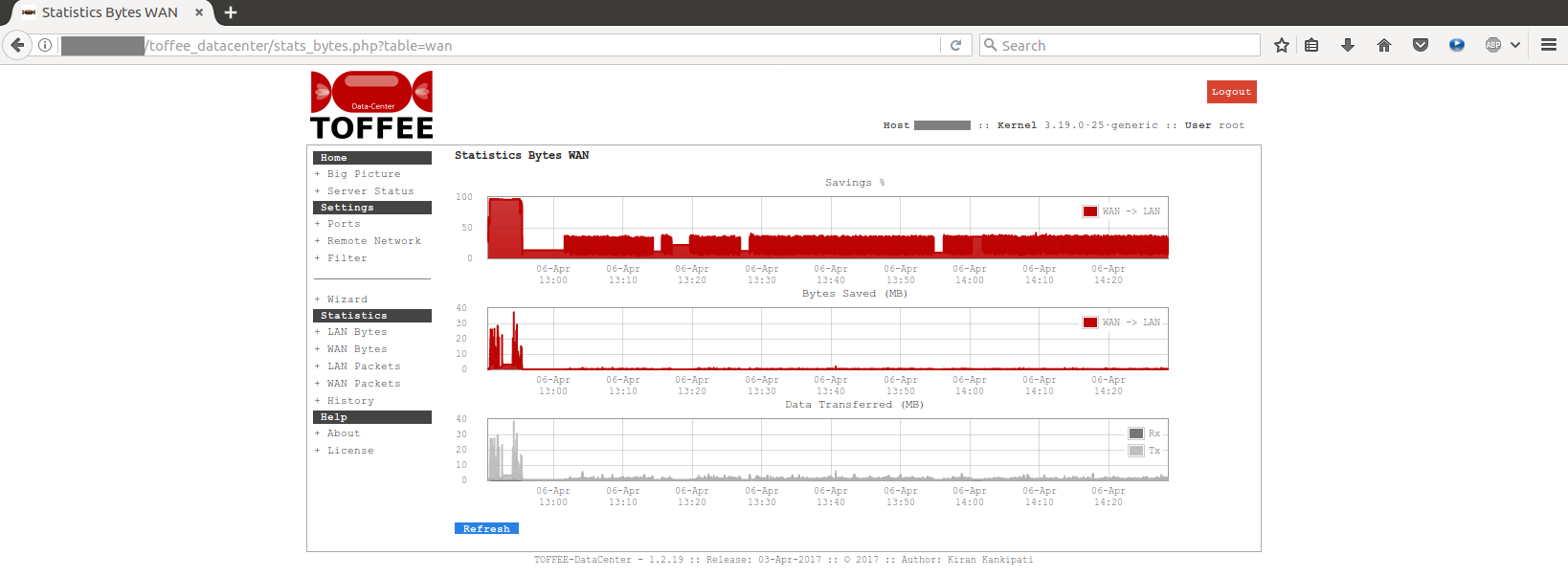 Download web tool or web app TOFFEE-DataCenter