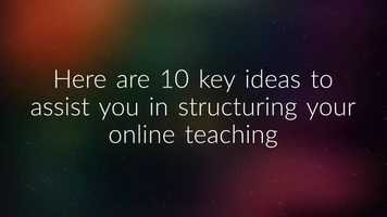 Free download Top 10 principles of online pedagogy video and edit with RedcoolMedia movie maker MovieStudio video editor online and AudioStudio audio editor onlin