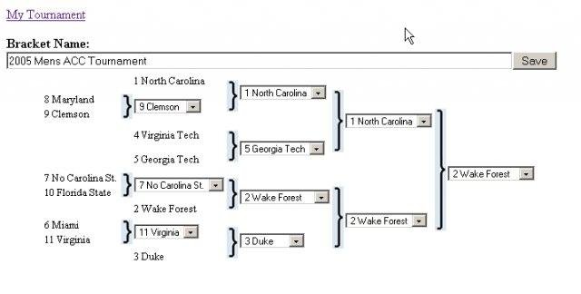 Download web tool or web app Tournament Pool and Bracket Tracker