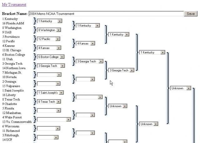 Download web tool or web app Tournament Pool and Bracket Tracker