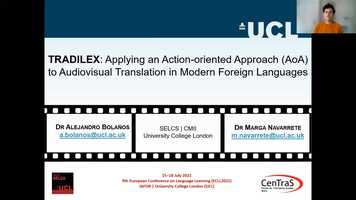 Free download TRADILEX: Applying an Action-oriented Approach (AoA) to Audiovisual Translation in Modern Foreign Languages video and edit with RedcoolMedia movie maker MovieStudio video editor online and AudioStudio audio editor onlin