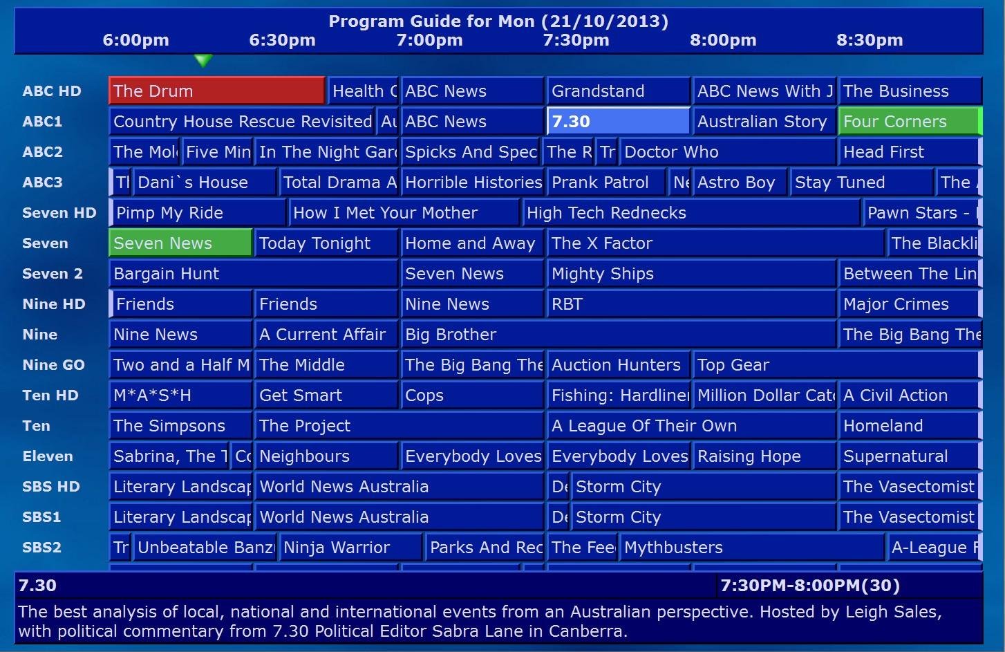 Download web tool or web app TV Scheduler Pro