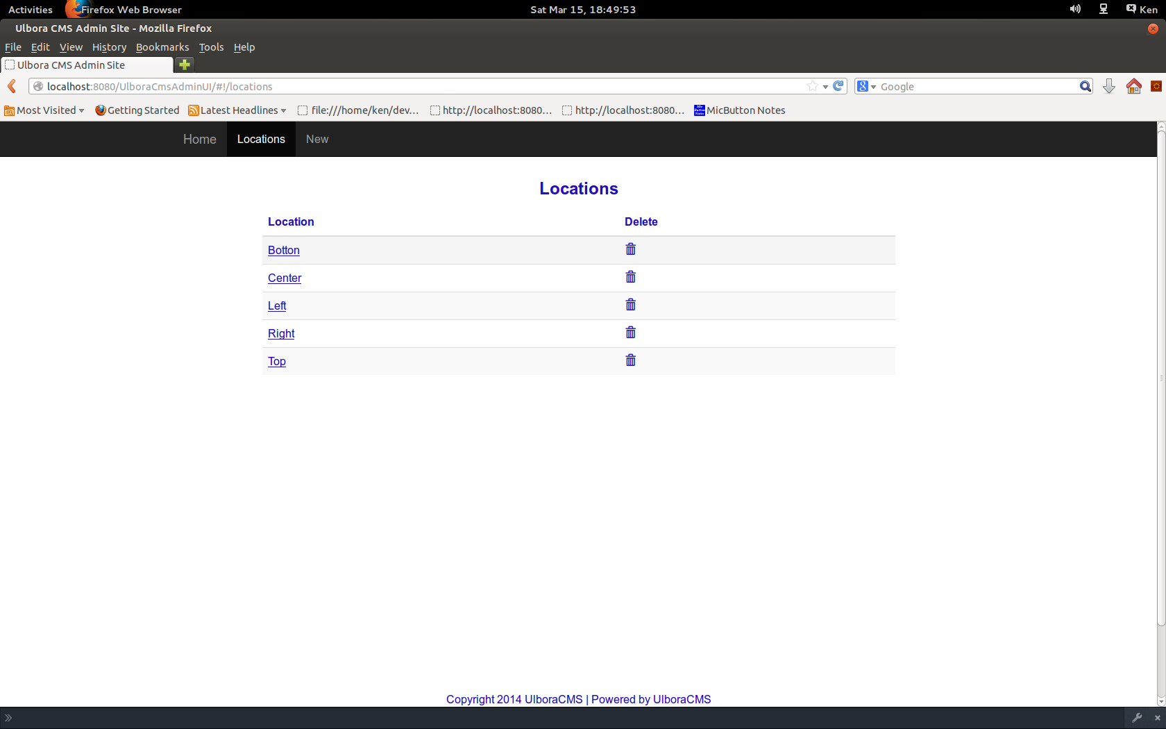 Download web tool or web app Ulbora CMS