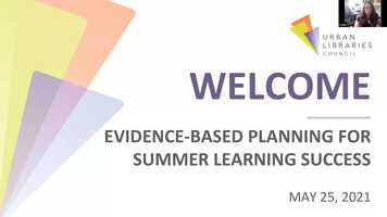 Free download ULC 2021 Webinar: Evidence-Based Planning for Summer Learning Success video and edit with RedcoolMedia movie maker MovieStudio video editor online and AudioStudio audio editor onlin