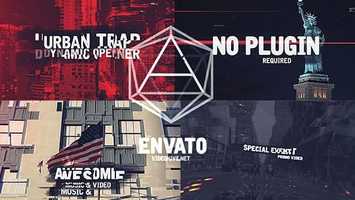 Free download Urban Trap Opener | After Effects Project Files - Videohive template video and edit with RedcoolMedia movie maker MovieStudio video editor online and AudioStudio audio editor onlin