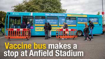 Free download Vaccine bus makes a stop at Anfield Stadium video and edit with RedcoolMedia movie maker MovieStudio video editor online and AudioStudio audio editor onlin