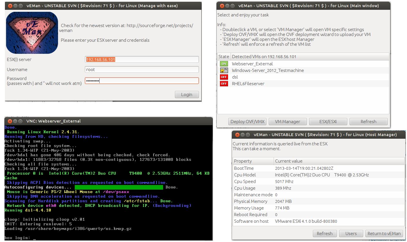 Download web tool or web app vEMan - VMware ESX/ESXi Manager