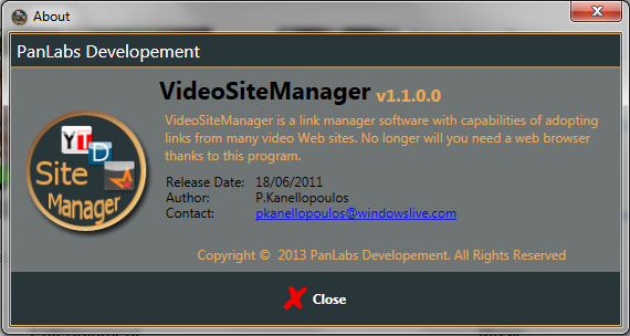 Download web tool or web app VideoSiteManager