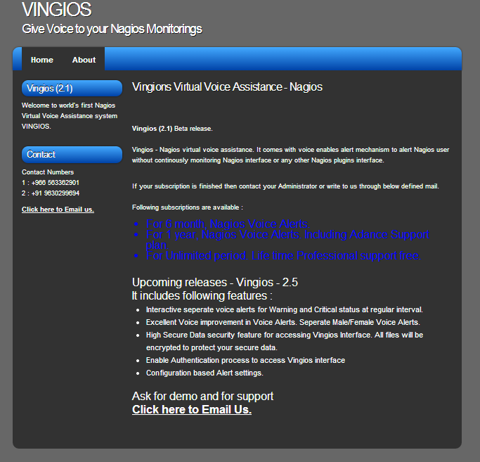 Download web tool or web app Vingios