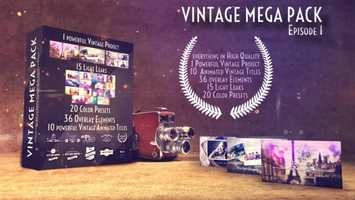 Free download Vintage Mega Pack Episode 1 | After Effects Project Files - Videohive template video and edit with RedcoolMedia movie maker MovieStudio video editor online and AudioStudio audio editor onlin