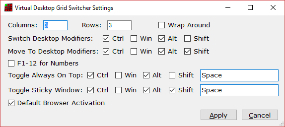 Download web tool or web app Virtual Desktop Grid Switcher