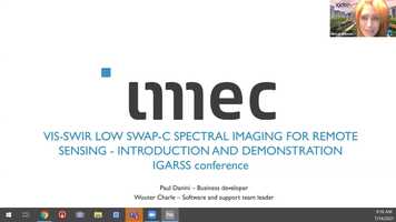 Free download VIS-SWIR low swap-c spectral imaging for remote sensing - introduction and demonstration presented at IGARSS 2021 video and edit with RedcoolMedia movie maker MovieStudio video editor online and AudioStudio audio editor onlin