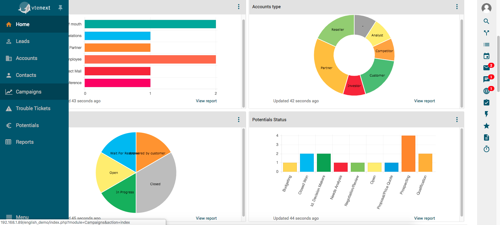 Download web tool or web app vtenext  CRM+BPM