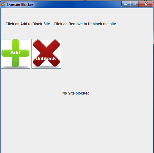 Download web tool or web app Web Blocker